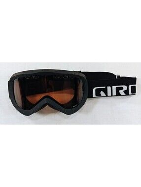 Giro Black Ski Snowboard Goggles with Amber Lens and Adjustable Strap